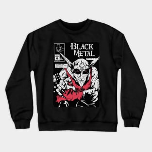 Black Metal Crewneck Sweatshirt